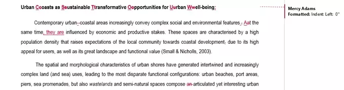 Proofreading AE - Samples